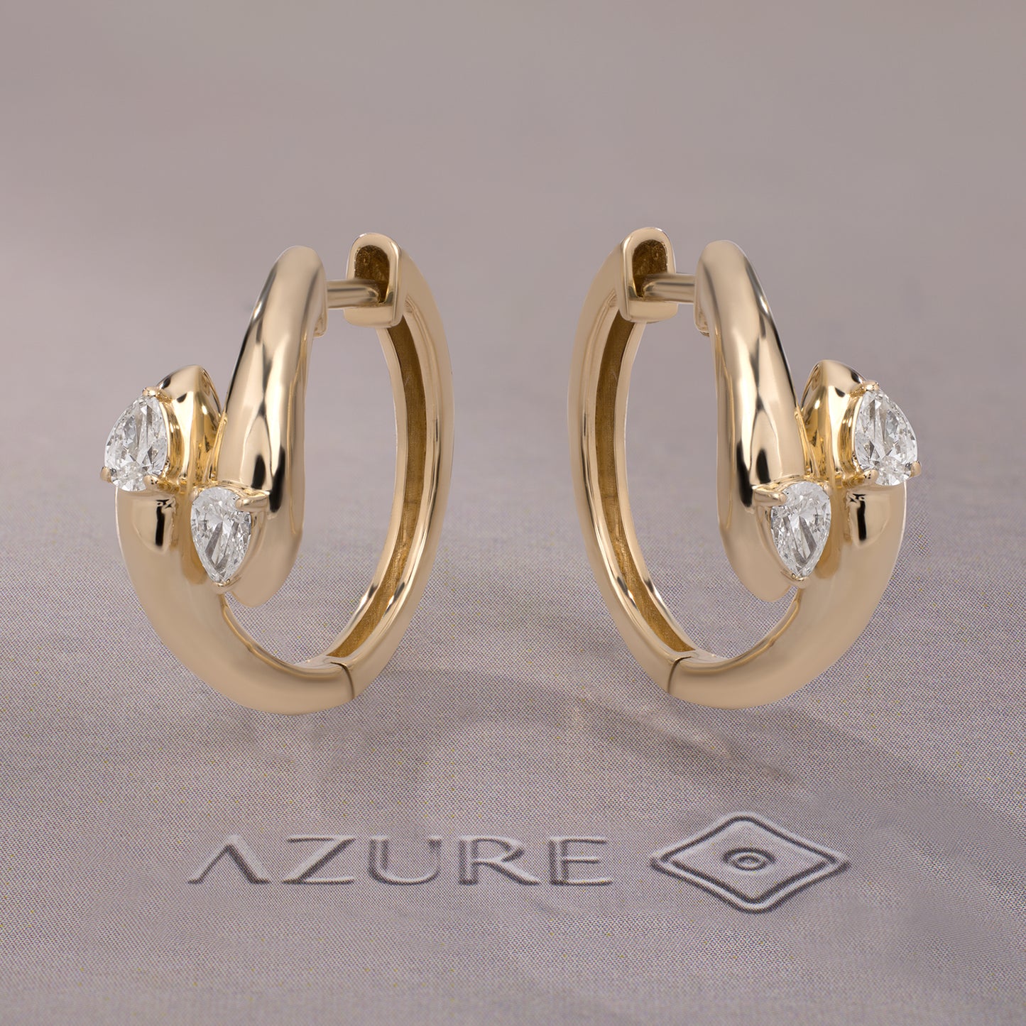 Pear Diamond Earrings