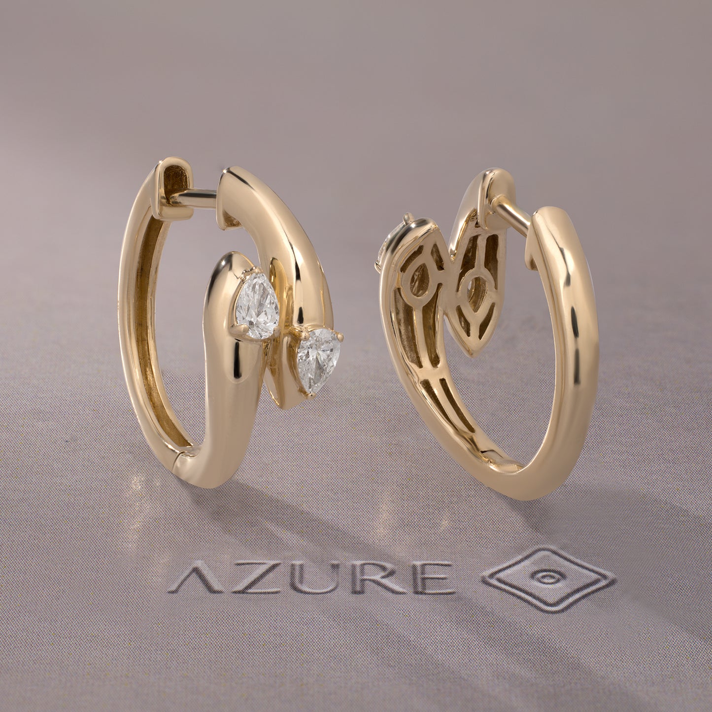 Pear Diamond Earrings