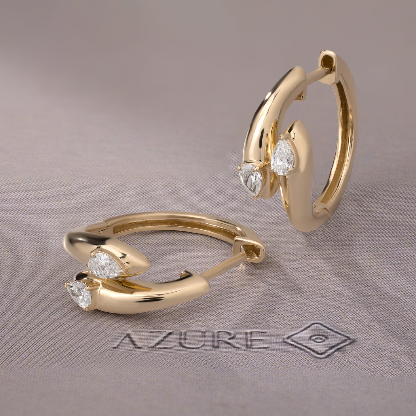 Pear Diamond Earrings