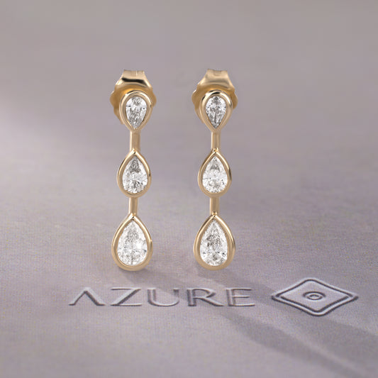 Pear Diamond Earrings