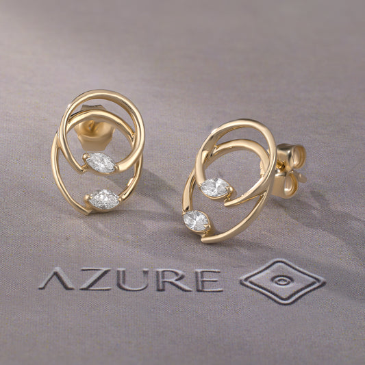 Marquise Diamond Earrings