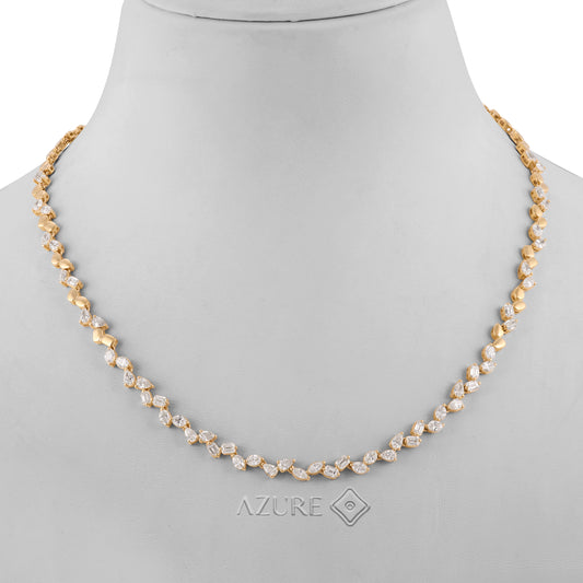 Marquise, Pear, Emerald & Oval Diamond Necklace