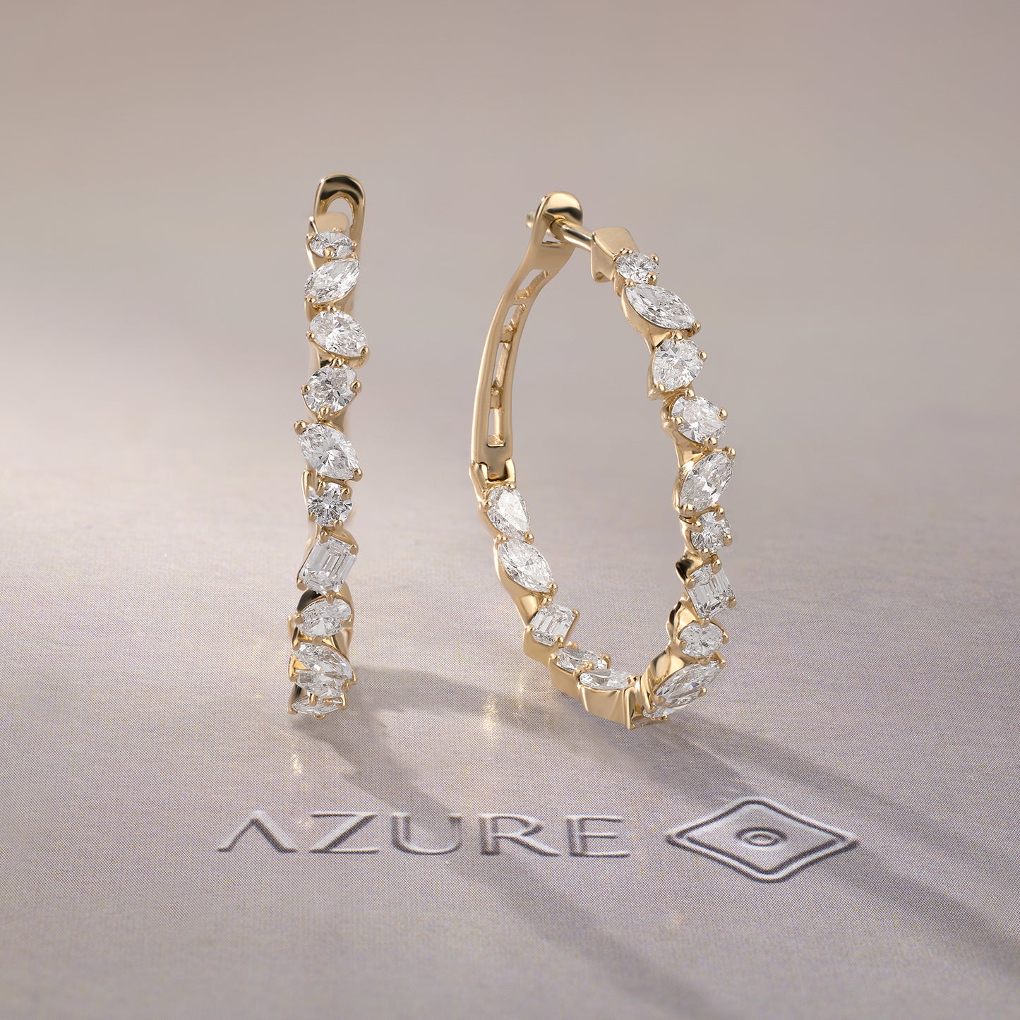 Multi-Diamond Earrings
