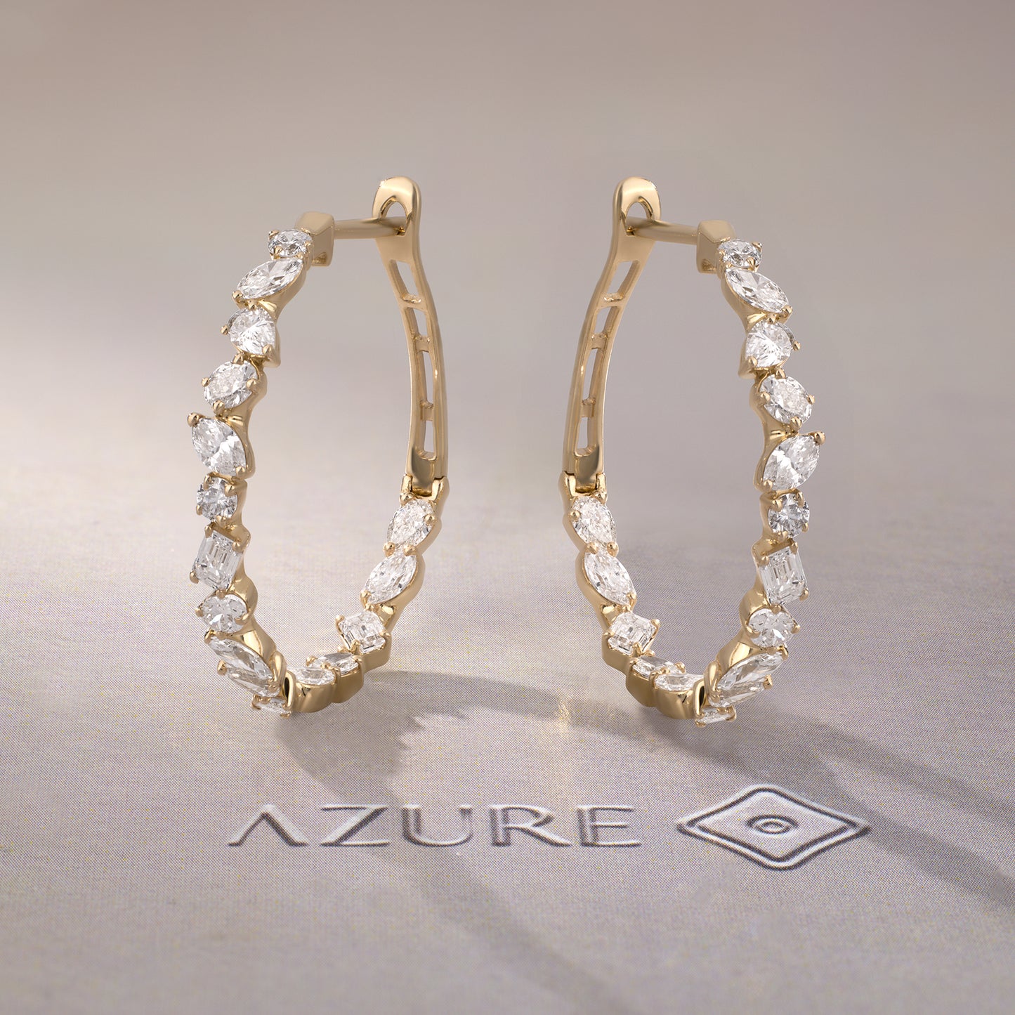 Multi-Diamond Earrings