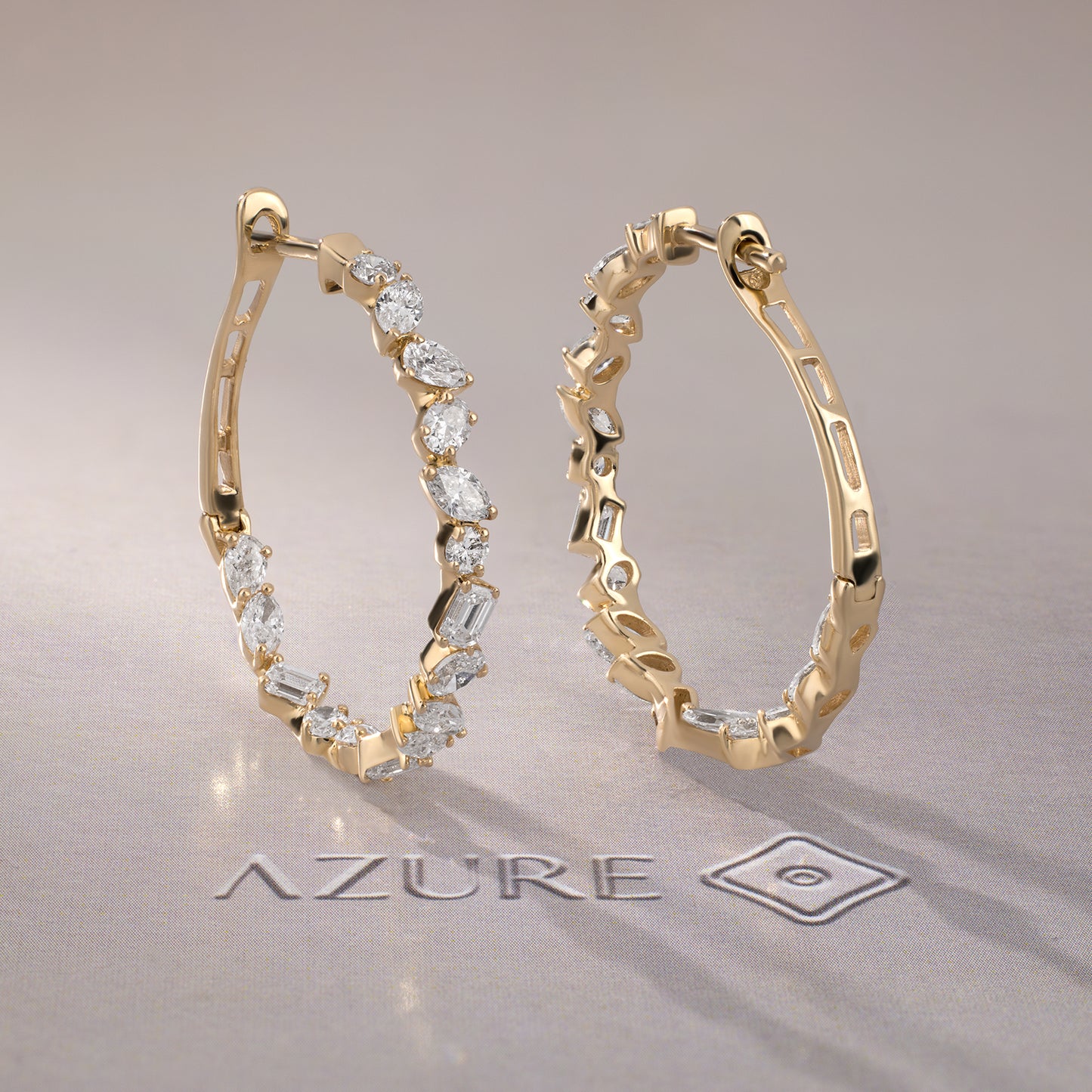 Multi-Diamond Earrings