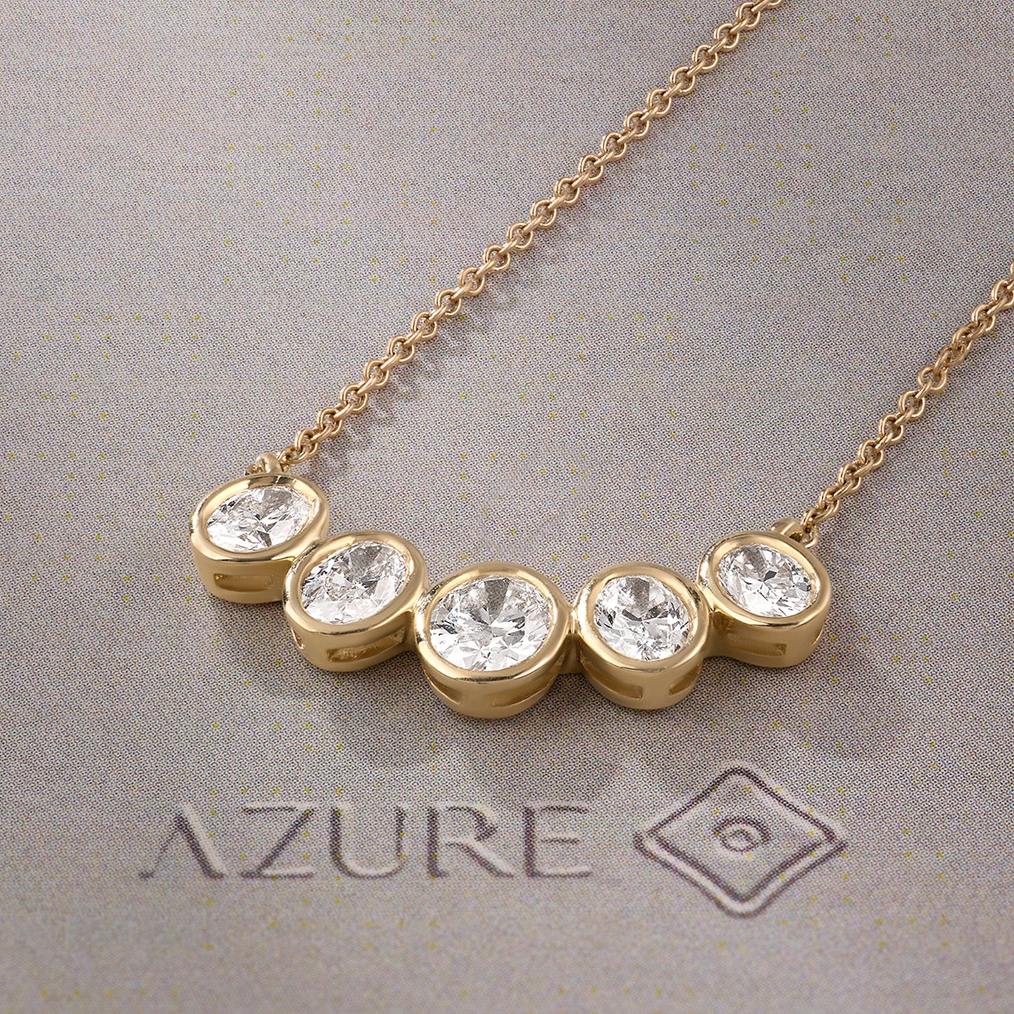 Oval Diamond Pendant