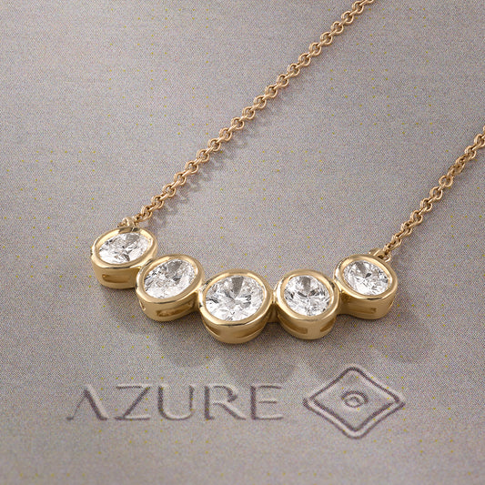 Oval Diamond Pendant