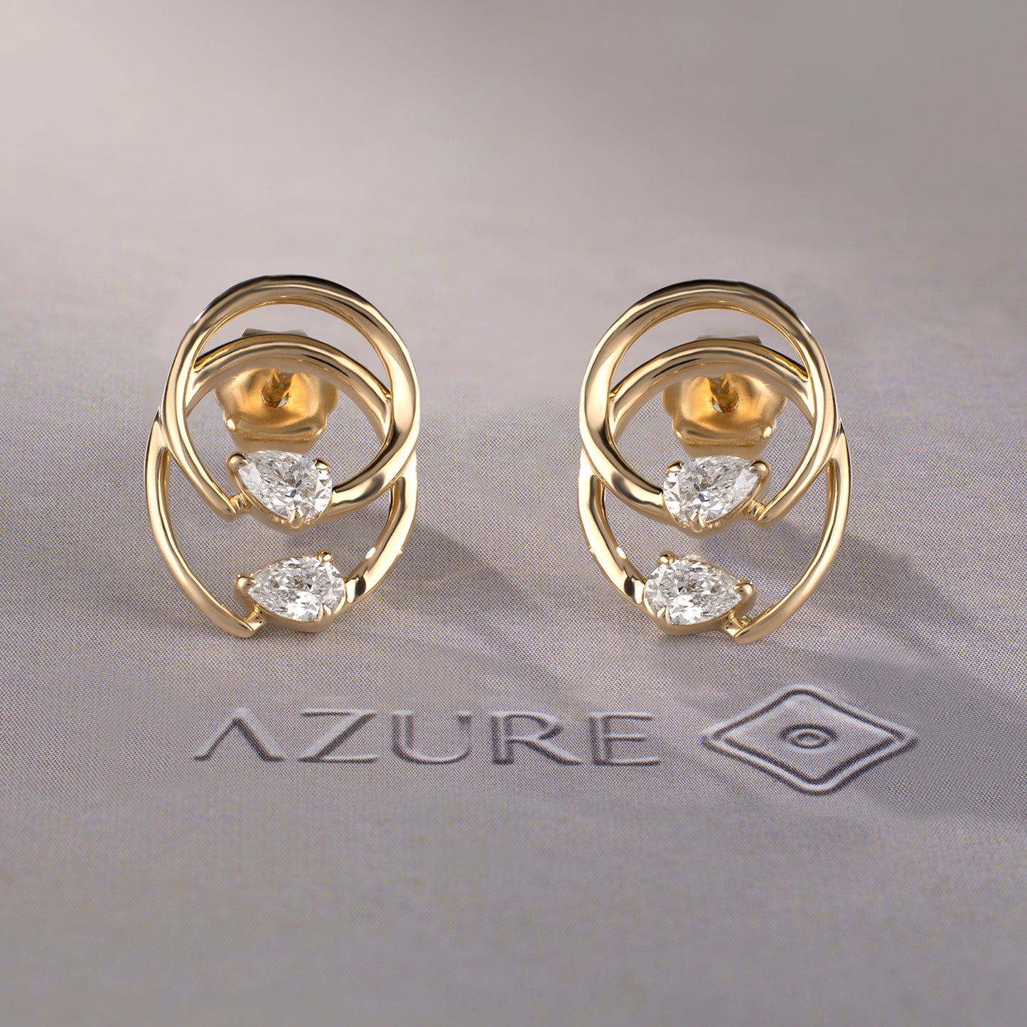 Pear Diamond Earrings