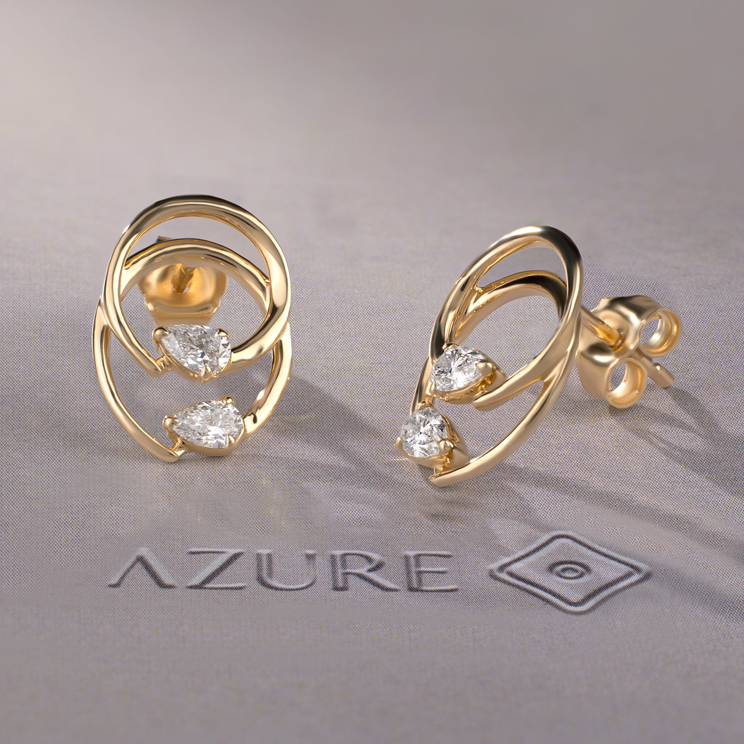 Pear Diamond Earrings