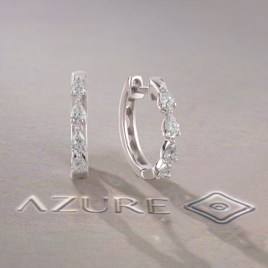 Pear Diamond Earrings