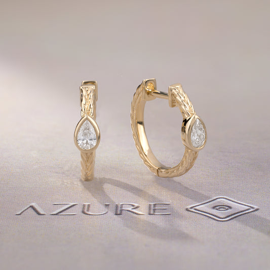 Pear Diamond Earrings