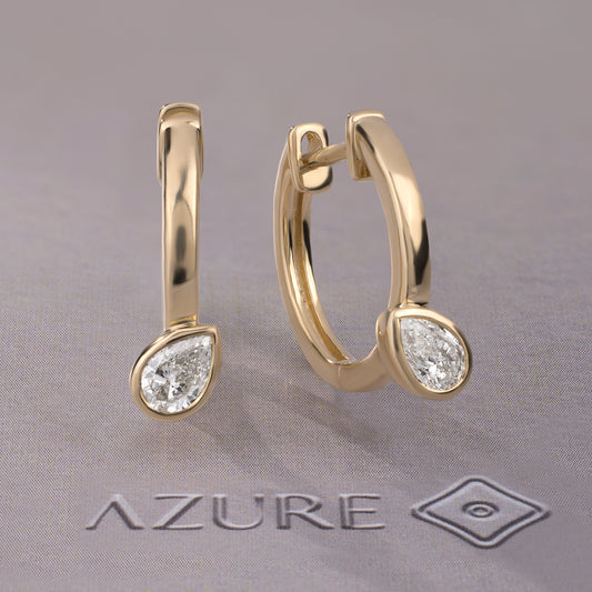 Pear Diamond Earrings