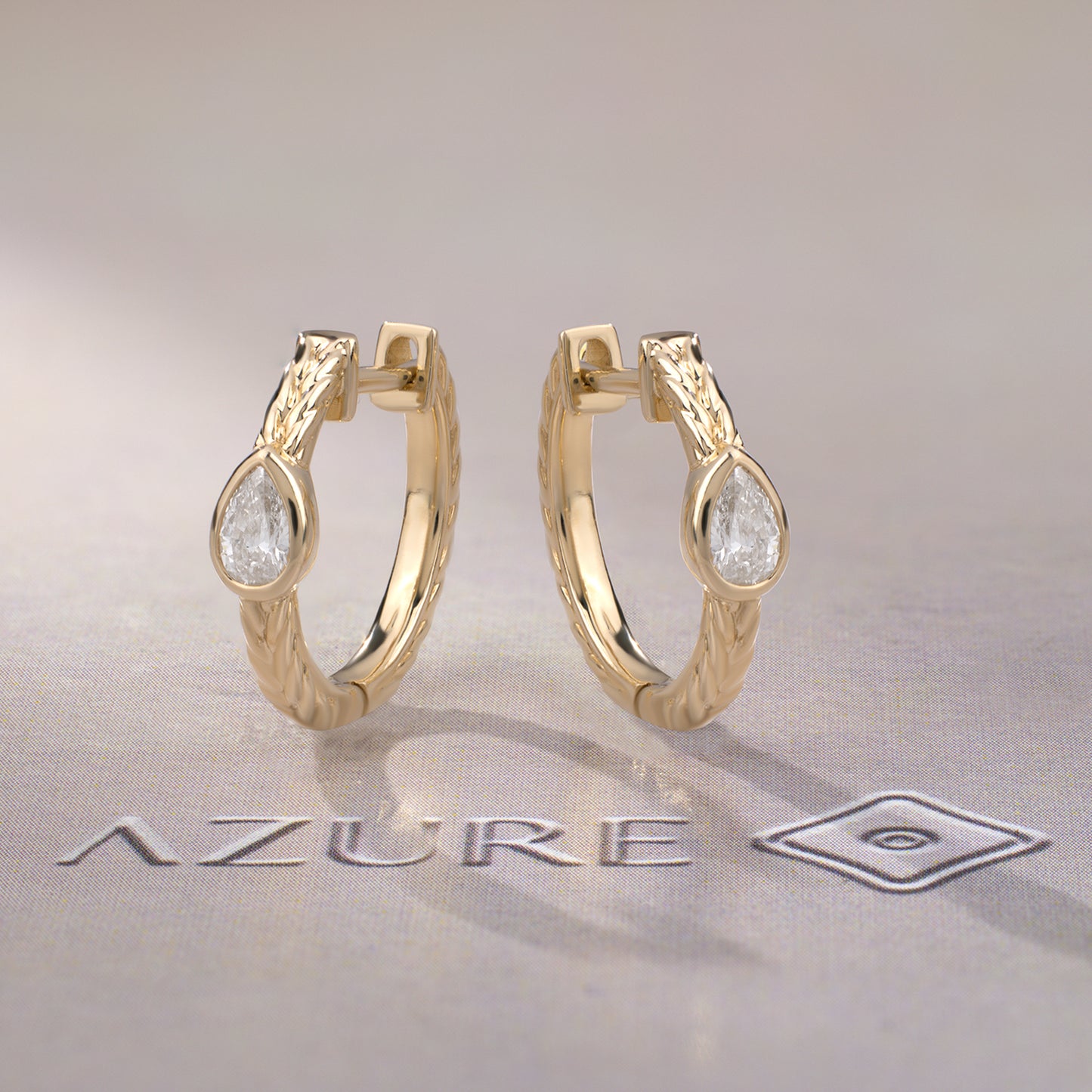 Pear Diamond Earrings