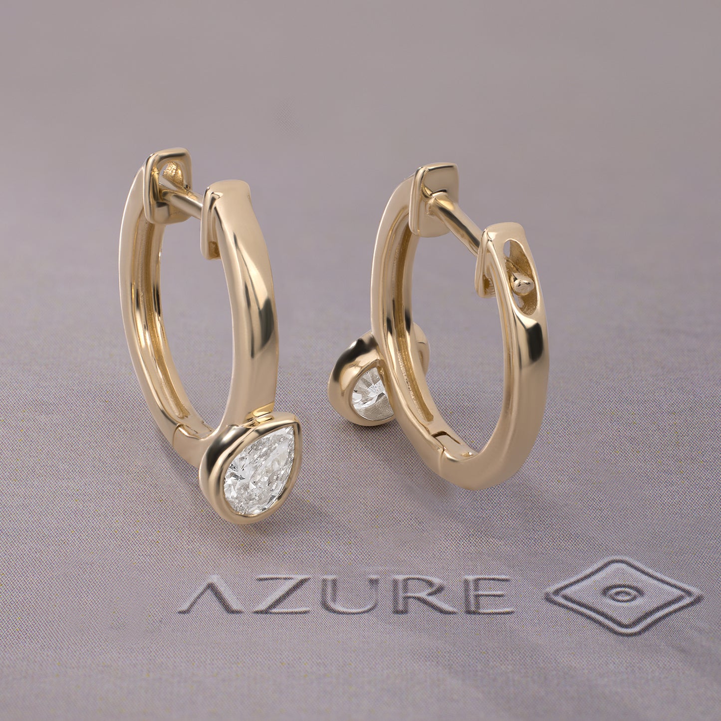 Pear Diamond Earrings