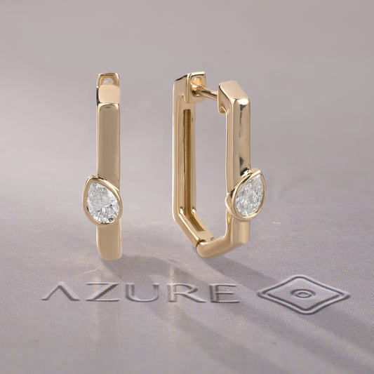 Pear Diamond Earrings