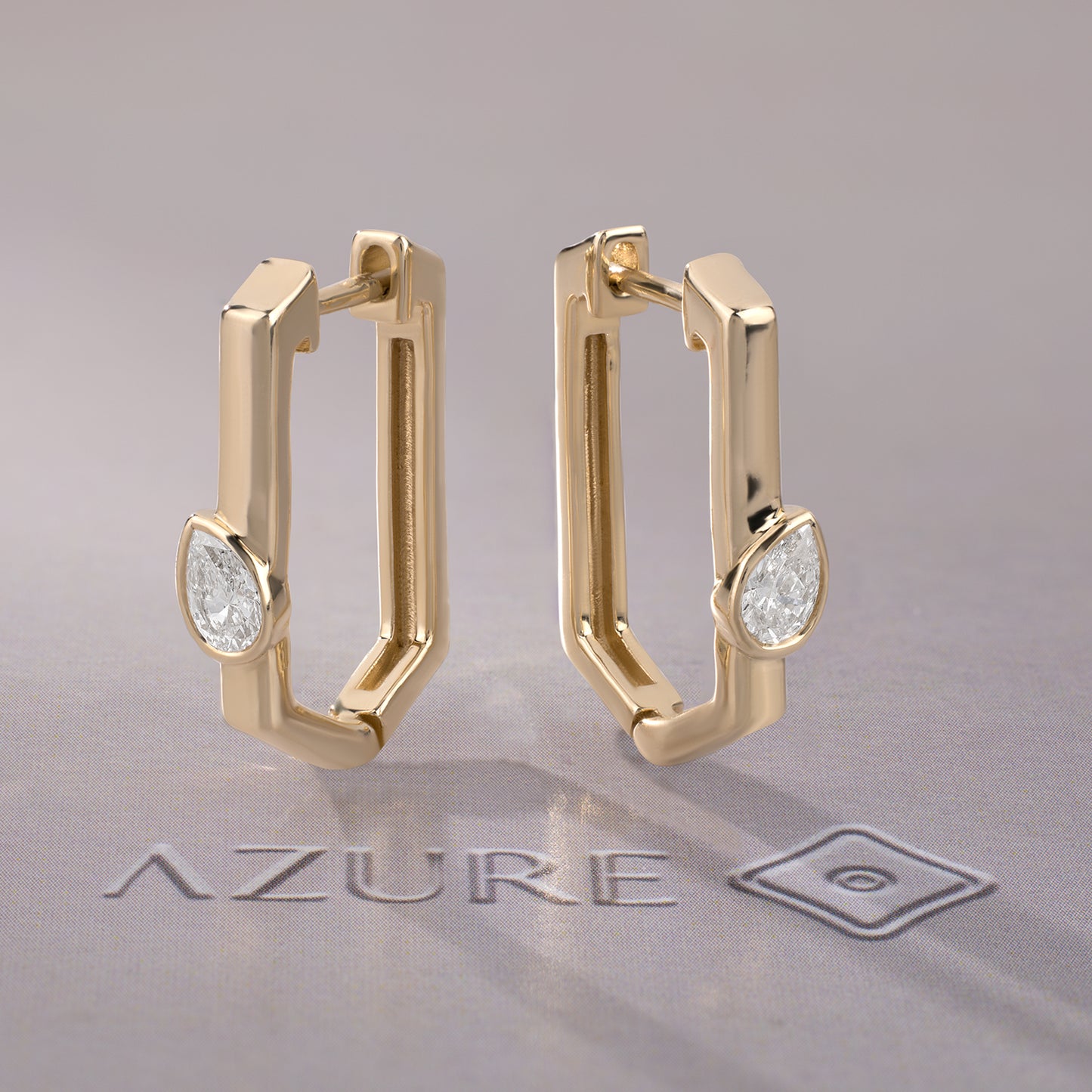 Pear Diamond Earrings