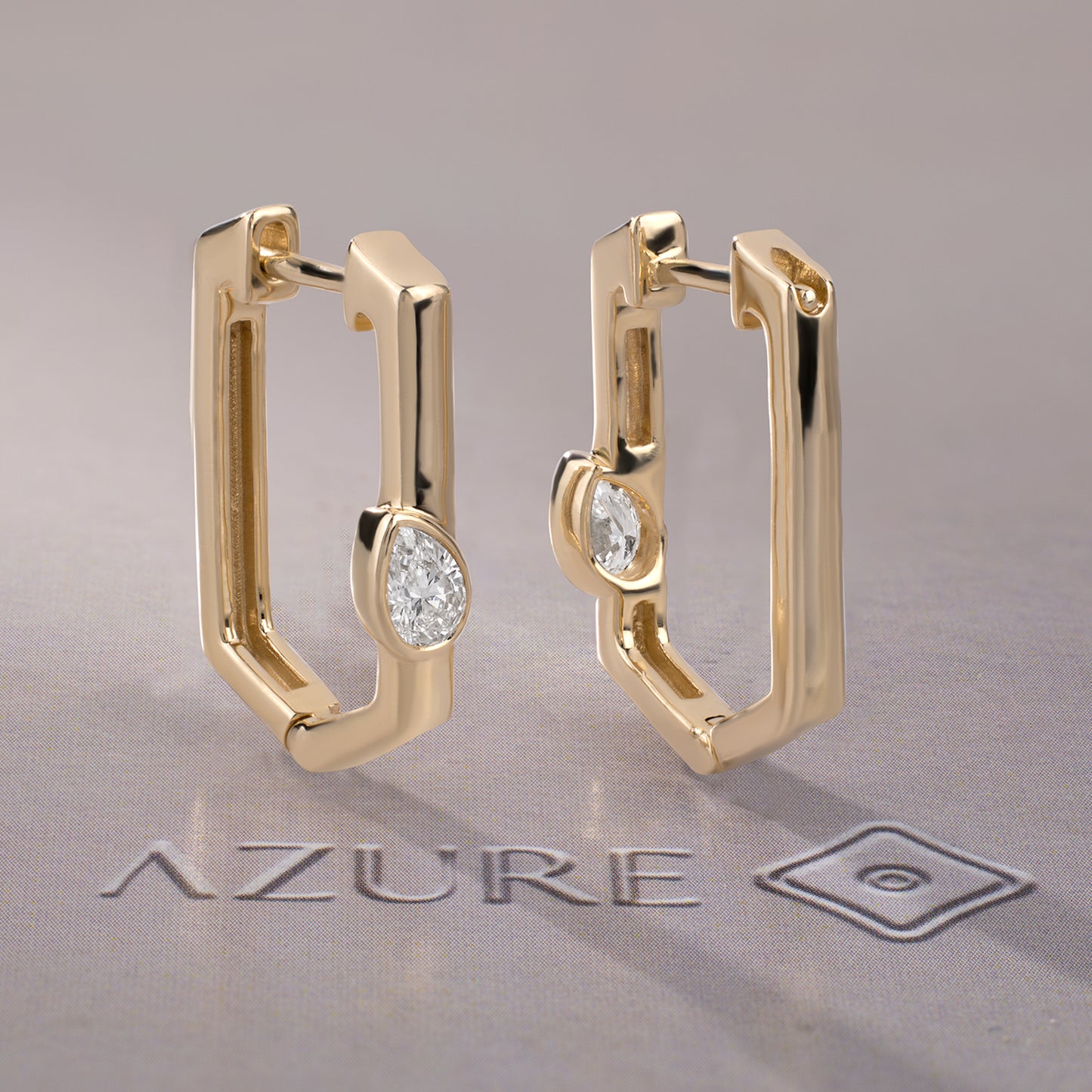 Pear Diamond Earrings