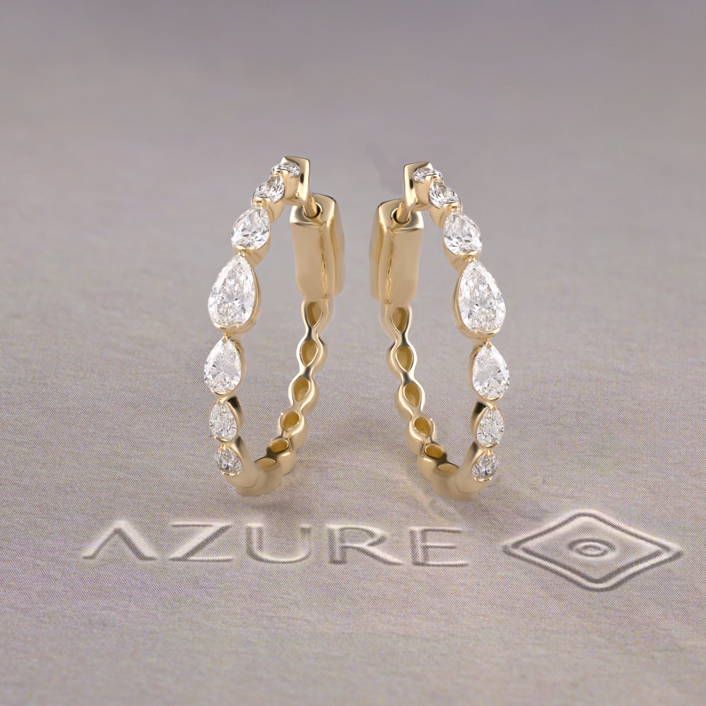 Pear Diamond Earrings