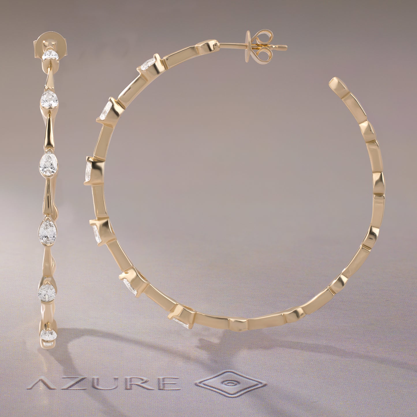 Pear Diamond Earrings