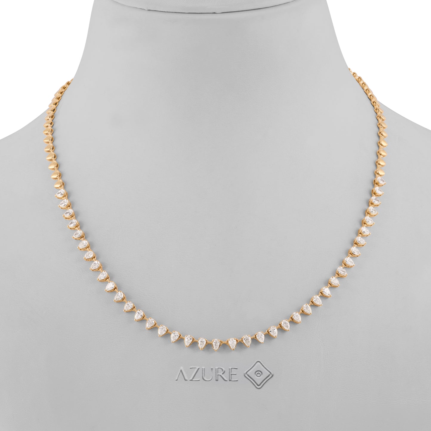 Pear Diamond Necklace