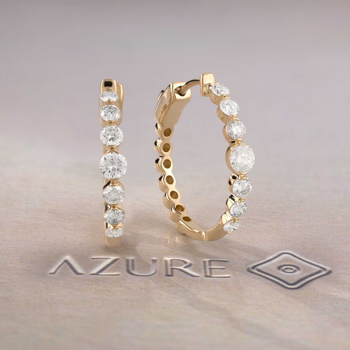 Round Diamond Earrings