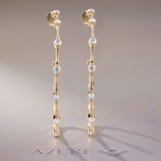 Round Diamond Earrings