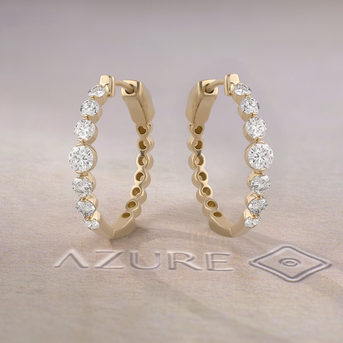 Round Diamond Earrings