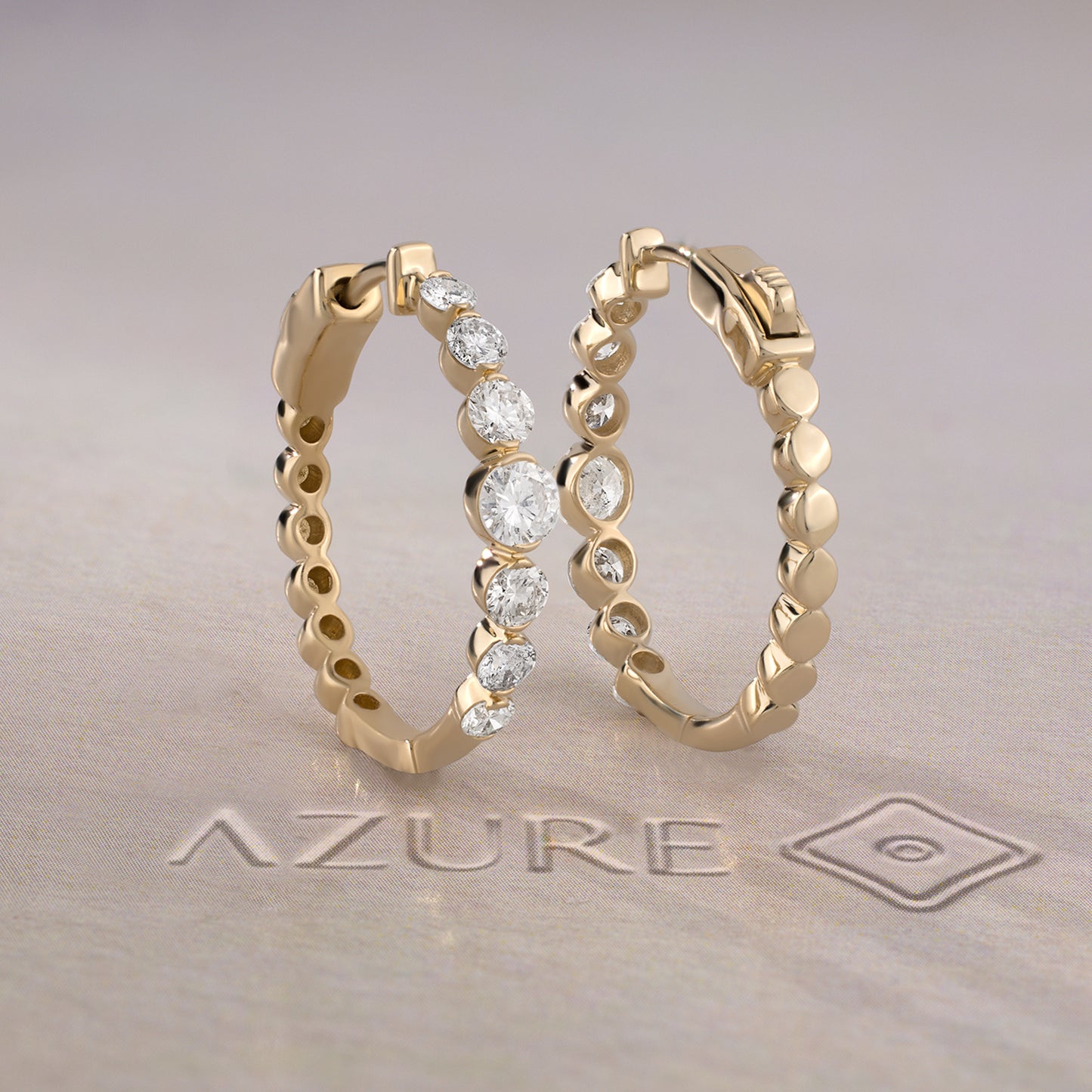 Round Diamond Earrings