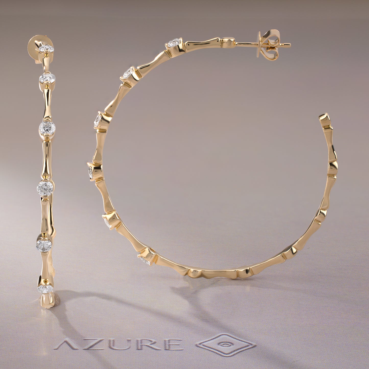 Round Diamond Earrings