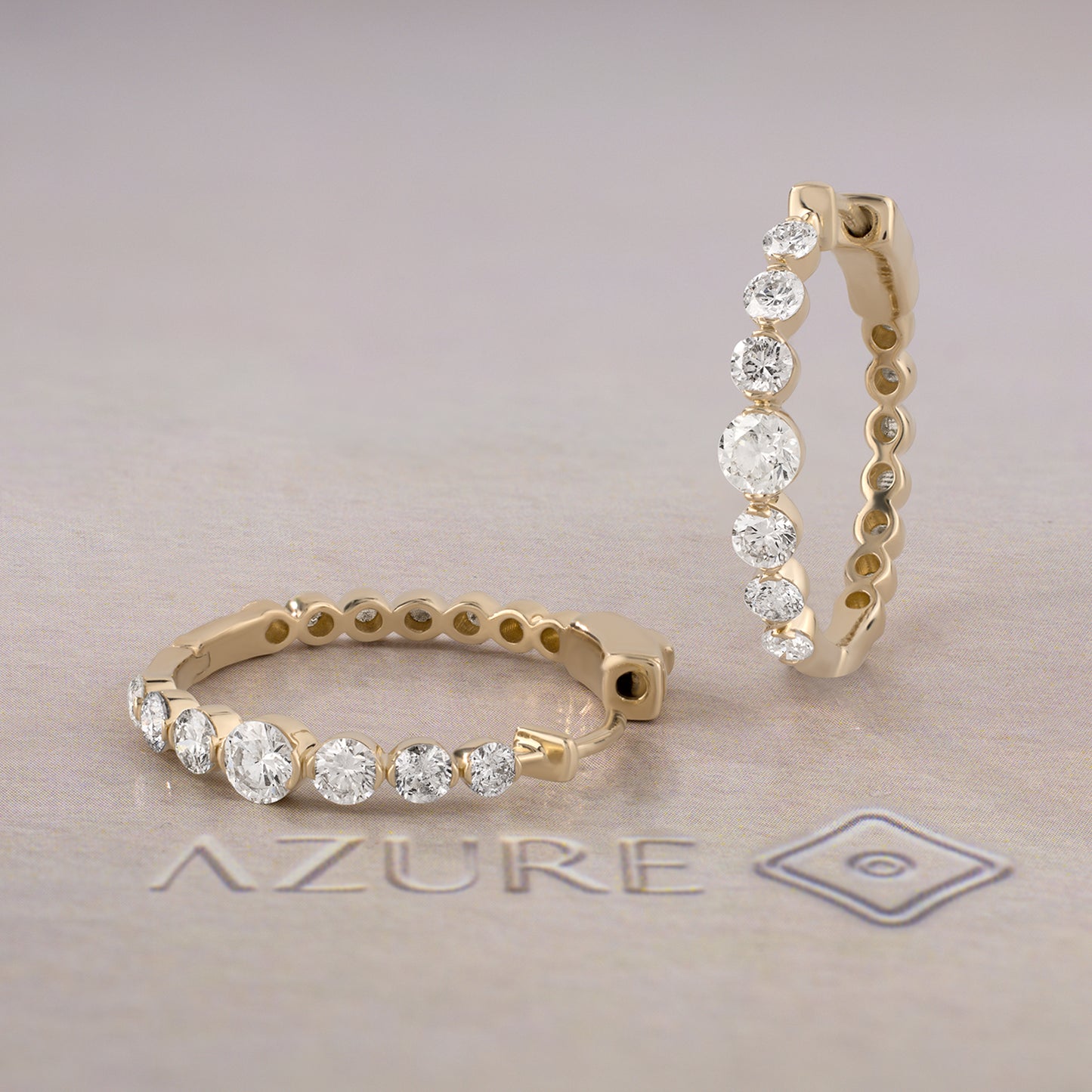 Round Diamond Earrings